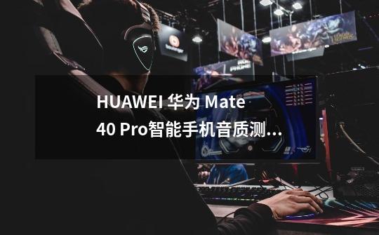 HUAWEI 华为 Mate 40 Pro智能手机音质测评报告  「Soomal」-第1张-游戏相关-龙启科技