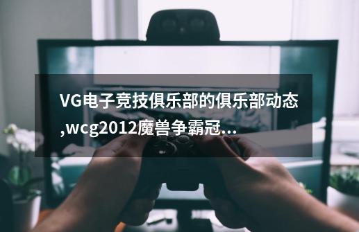 VG电子竞技俱乐部的俱乐部动态,wcg2012魔兽争霸冠军-第1张-游戏相关-龙启科技