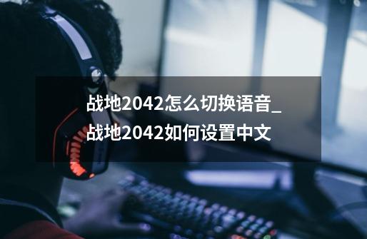 战地2042怎么切换语音_战地2042如何设置中文-第1张-游戏相关-龙启科技