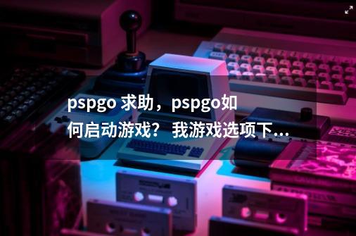 pspgo 求助，pspgo如何启动游戏？ 我游戏选项下只有：游戏共享、管理存档数据、主机内存。6.20版本_pspgo游戏机独占游戏-第1张-游戏相关-龙启科技