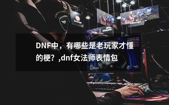 DNF中，有哪些是老玩家才懂的梗？,dnf女法师表情包-第1张-游戏相关-龙启科技