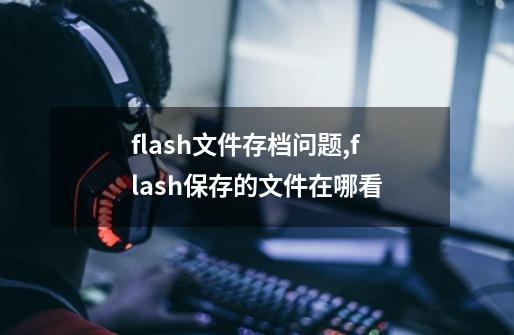 flash文件存档问题,flash保存的文件在哪看-第1张-游戏相关-龙启科技