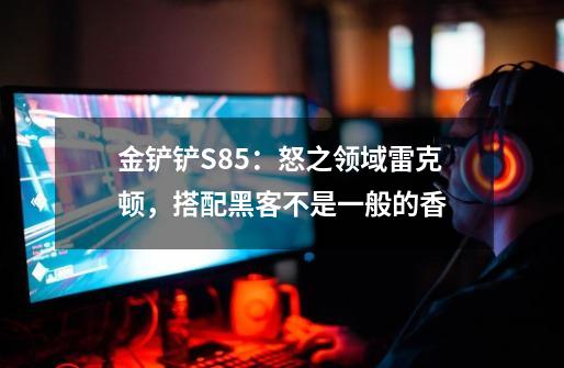 金铲铲S8.5：怒之领域雷克顿，搭配黑客不是一般的香-第1张-游戏相关-龙启科技