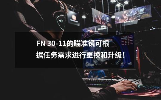 FN 30-11的瞄准镜可根据任务需求进行更换和升级！-第1张-游戏相关-龙启科技