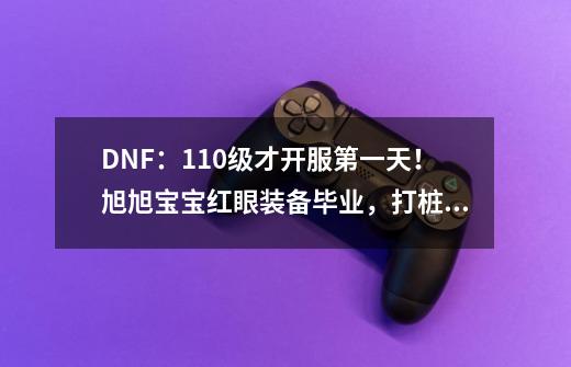 DNF：110级才开服第一天！旭旭宝宝红眼装备毕业，打桩伤害834亿-第1张-游戏相关-龙启科技