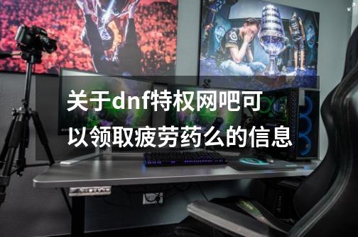 关于dnf特权网吧可以领取疲劳药么的信息-第1张-游戏相关-龙启科技