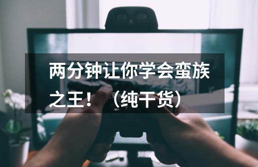 两分钟让你学会蛮族之王！（纯干货）-第1张-游戏相关-龙启科技