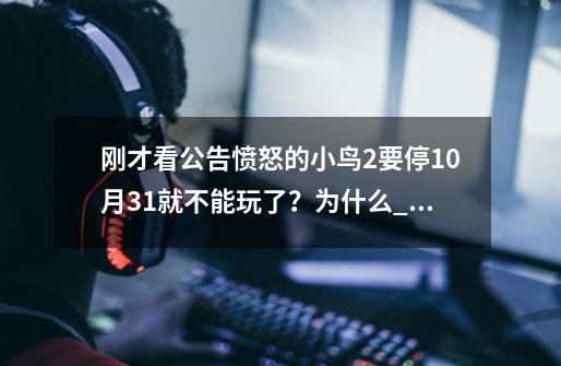 刚才看公告愤怒的小鸟2要停10月31就不能玩了？为什么_为什么愤怒的小鸟没了-第1张-游戏相关-龙启科技