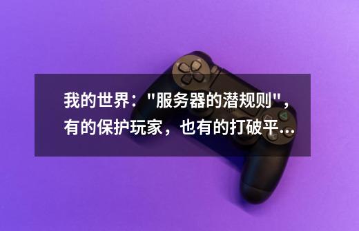 我的世界：